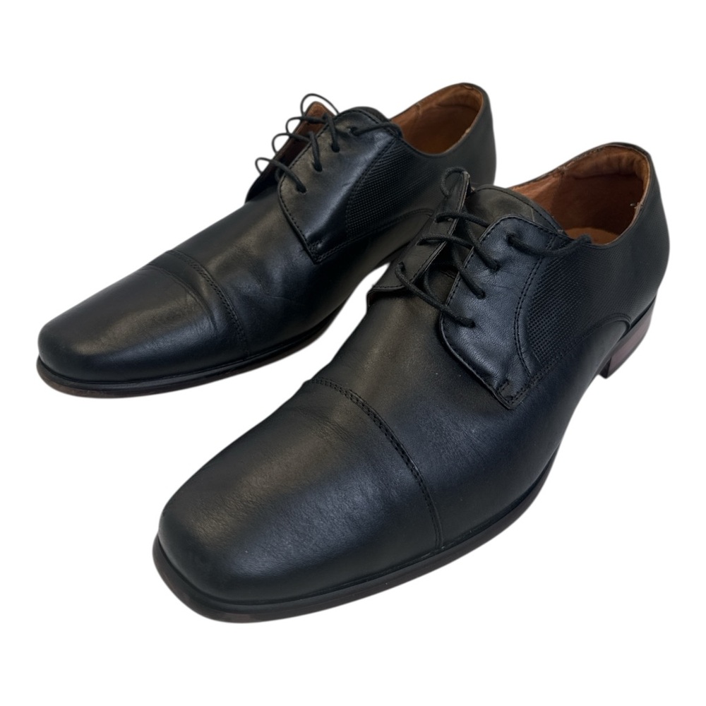Florsheim Men’s‎ Black Leather Cap Toe Oxford Dress Shoes Size 11.5